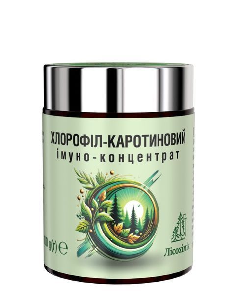 Хлорофилл-каротиновый Иммуно-концентрат универсален для всей семьи, стекло 100 г Naftalan 8877865 фото