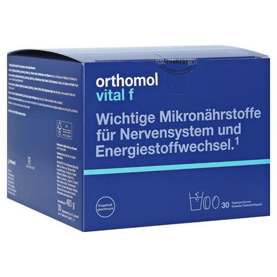 Orthomol Vital F, Ортомол Вітал Ф 30 днів (порошок/капсули/пігулки) 1830378571 фото