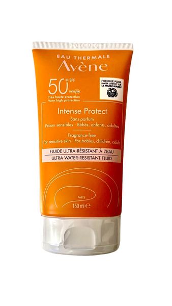 Сонцезахисний зволожувальний флюїд для тіла Avene Sun Intense Protect SPF 50+, 150 мл 6435688999 фото