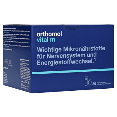 Orthomol Vital M, Ортомол Вітал М 30 днів (питні пляшечки / капсули) 1793504886 фото