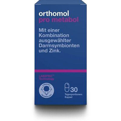 Orthomol Pro Metabol, Ортомол Про Метабол, 30 дней (капсулы) 1878992958 фото