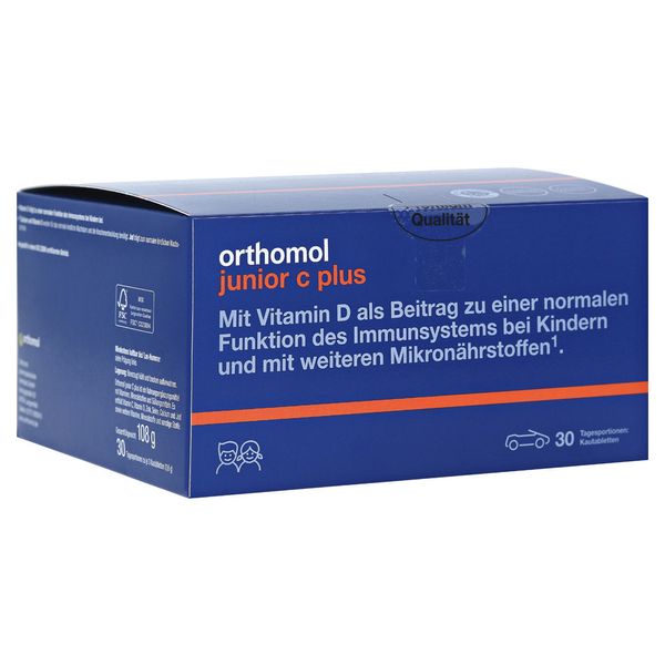 Orthomol Junior C Plus, Ортомол Джуніор С Плюс 30 днів (жувальні таблетки) 1832184928 фото