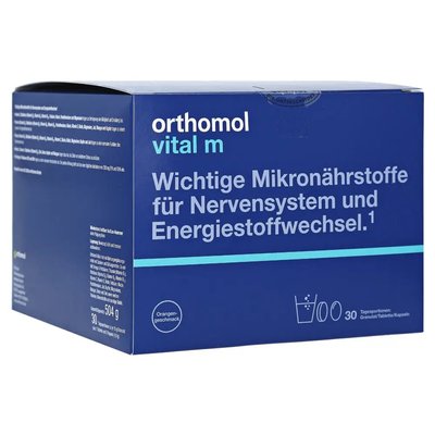 Orthomol Vital M, Ортомол Вітал М 30 днів (порошок / таблетки / капсули) 1806660766 фото