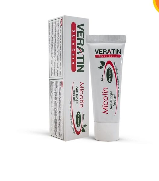 Micotin Anti-fungal feet Gel Veratin 20 мл 1627828436 фото