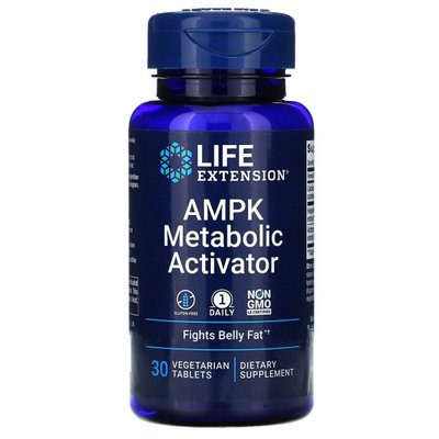 Активатор метаболизма AMPK Metabolic Activator Life Extension 30 вегетарианских таблеток 1887862550 фото