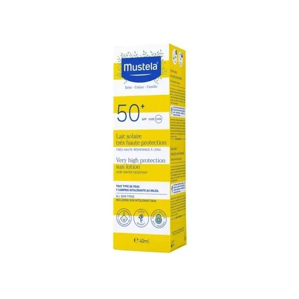 Mustela Family SPF 50+ Мустела cонцезахисний крем для обличчя і тіла з високим ступенем захисту 40 мл 1889679851 фото