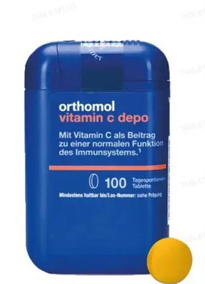 Orthomol Vitamin C depo, Ортомол Витамин С Депо, 100 таблеток  237573189 фото