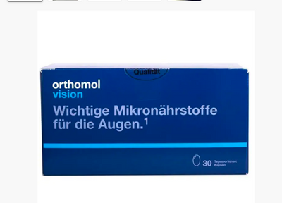 Orthomol Vision, Ортомол Вижн для глаз, 30 дней ( капсулы ) copy_2174935637 фото
