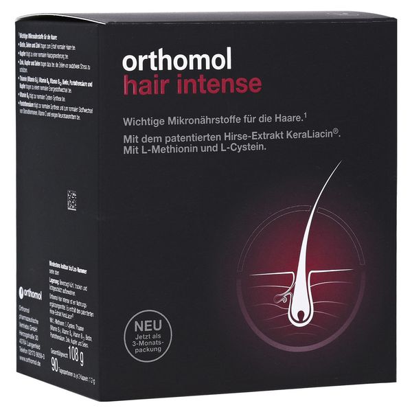 Orthomol Hair Intense Германия Ортомол для волос 180 капсул 1771043144 фото